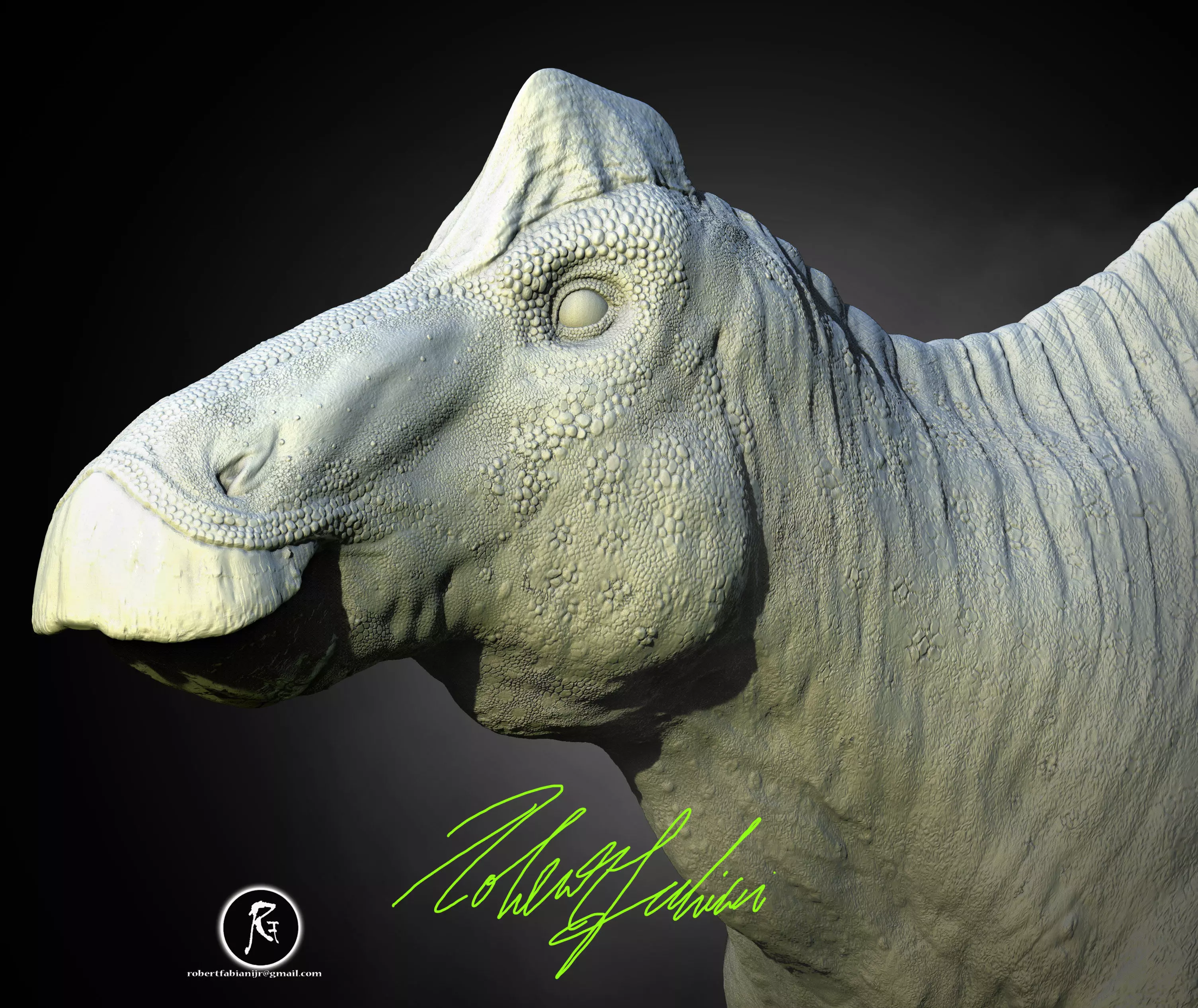 Edmontosaurus V2 3D print model