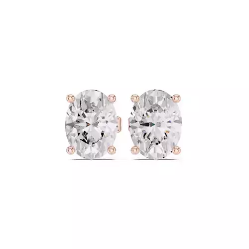 Solitaire Studs Earrings 3dm stl renders animation videos detail