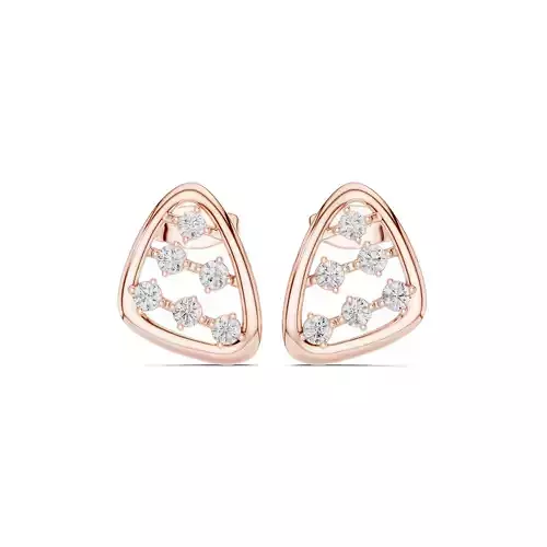 Diamond Studs Earrings 3dm stl renders animation videos details