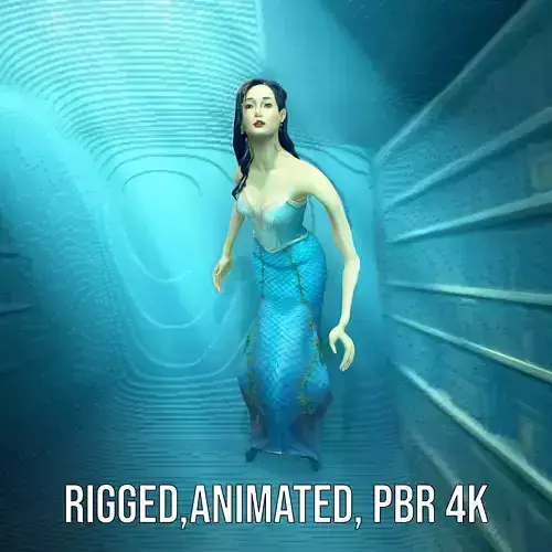 Enchanting Mermaid Character model pack