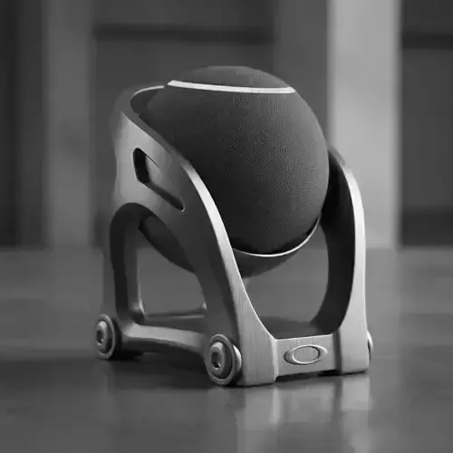 Suporte Alexa Estilo Oakley X Metal  Futurista e Premium