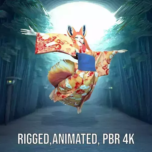 Intrinsic Kitsune Kimono model pack