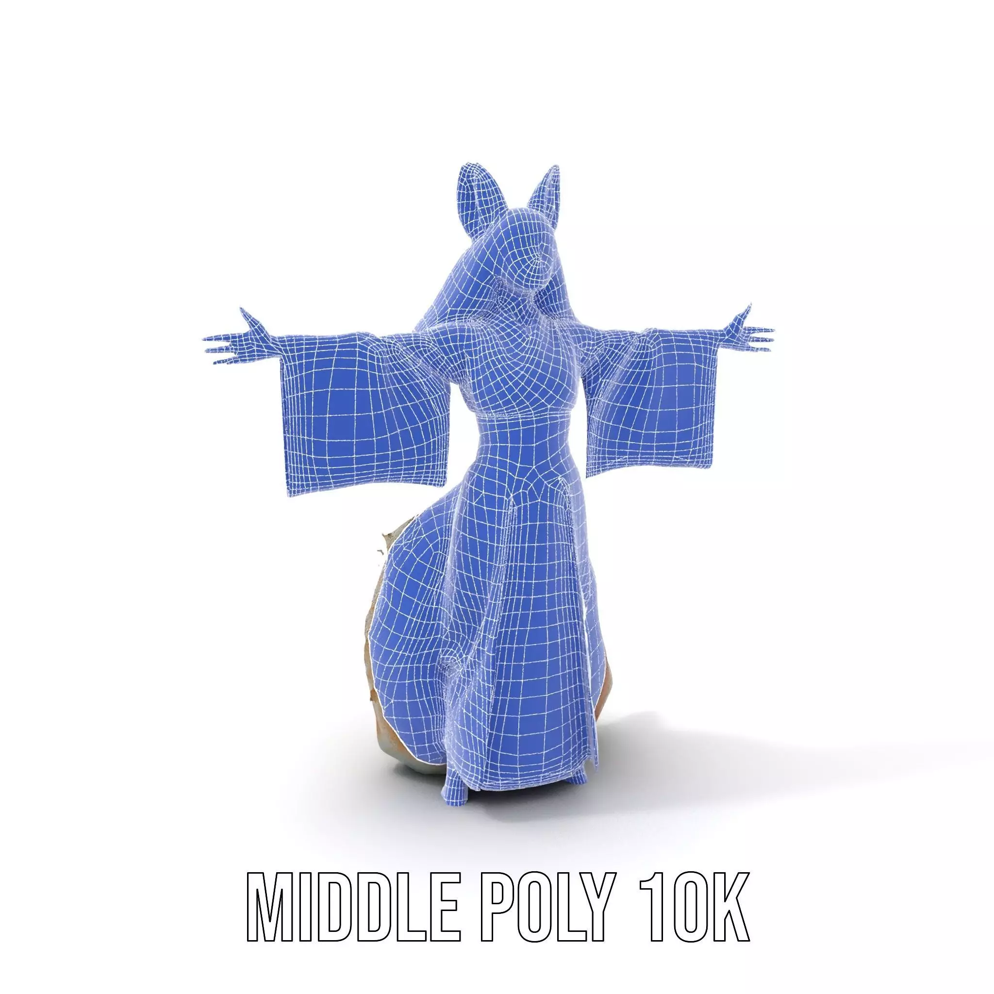 Intrinsic Kitsune Kimono model pack Low-poly 3D model_14