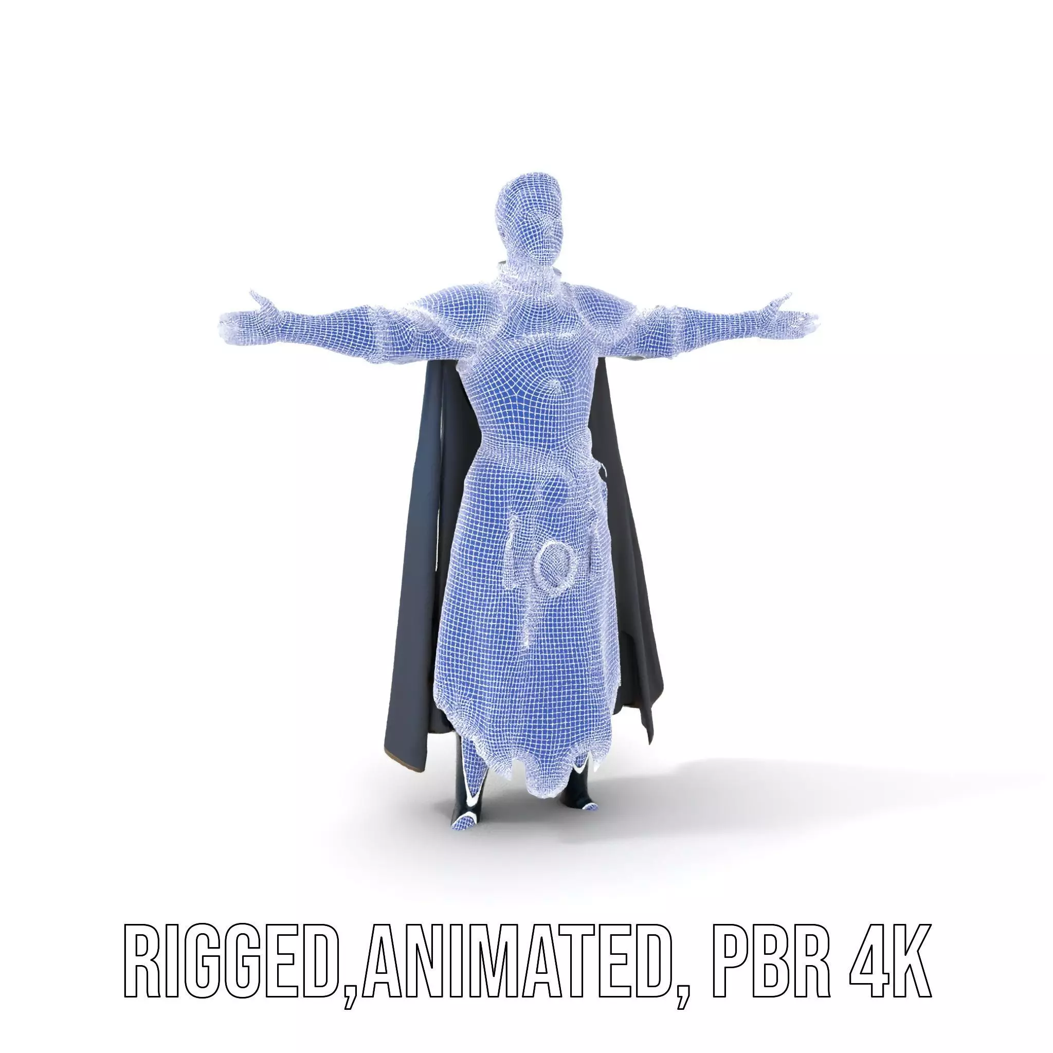 Regal Knight Armor model pack Low-poly 3D model_8