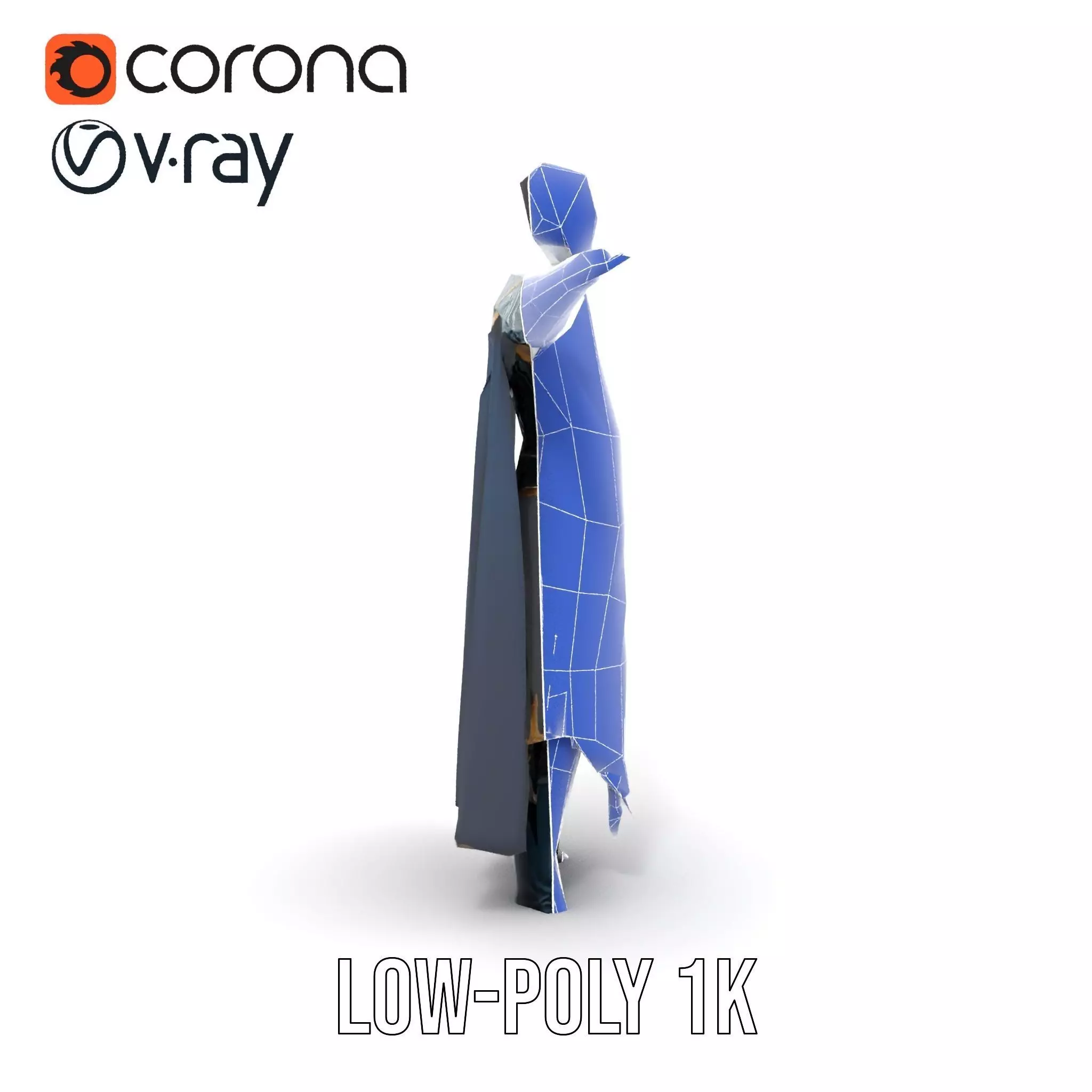 Regal Knight Armor model pack Low-poly 3D model_31