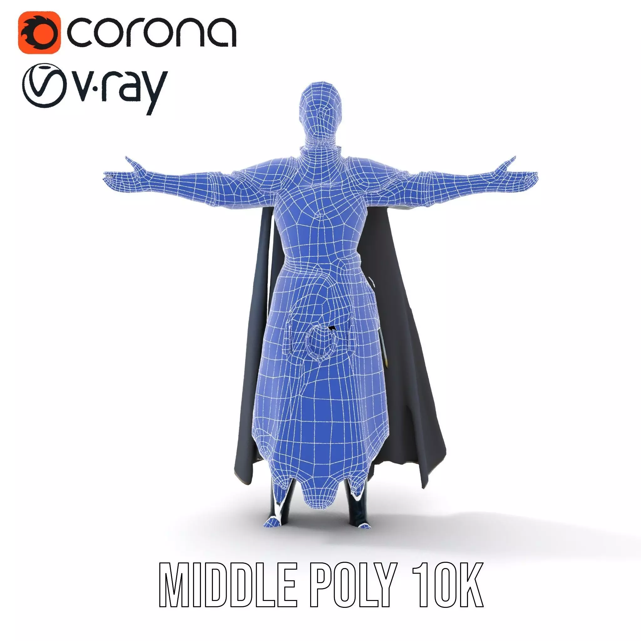 Regal Knight Armor model pack Low-poly 3D model_30