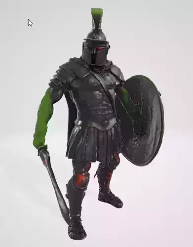 Green Warrior 3D Model