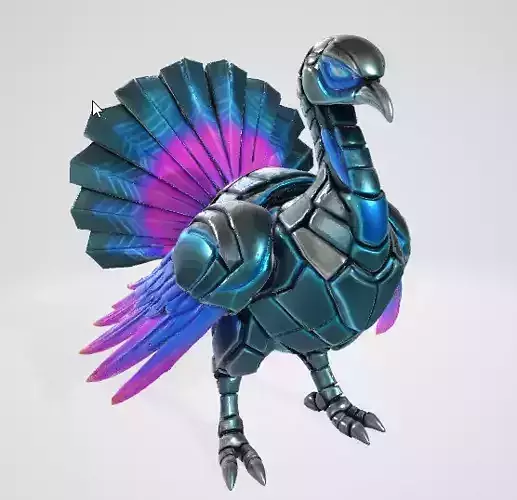 Mechanical Chicken 3D Model