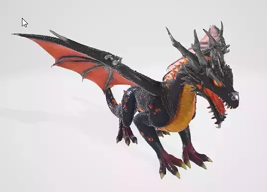 Epic Dragon 3D Model
