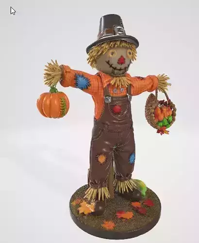 Rustic Farm Scarecrow