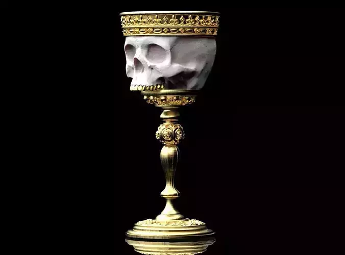 skull cup