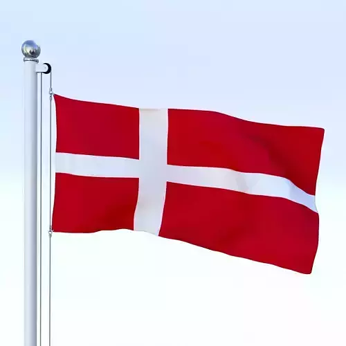 Animated Denmark Flag