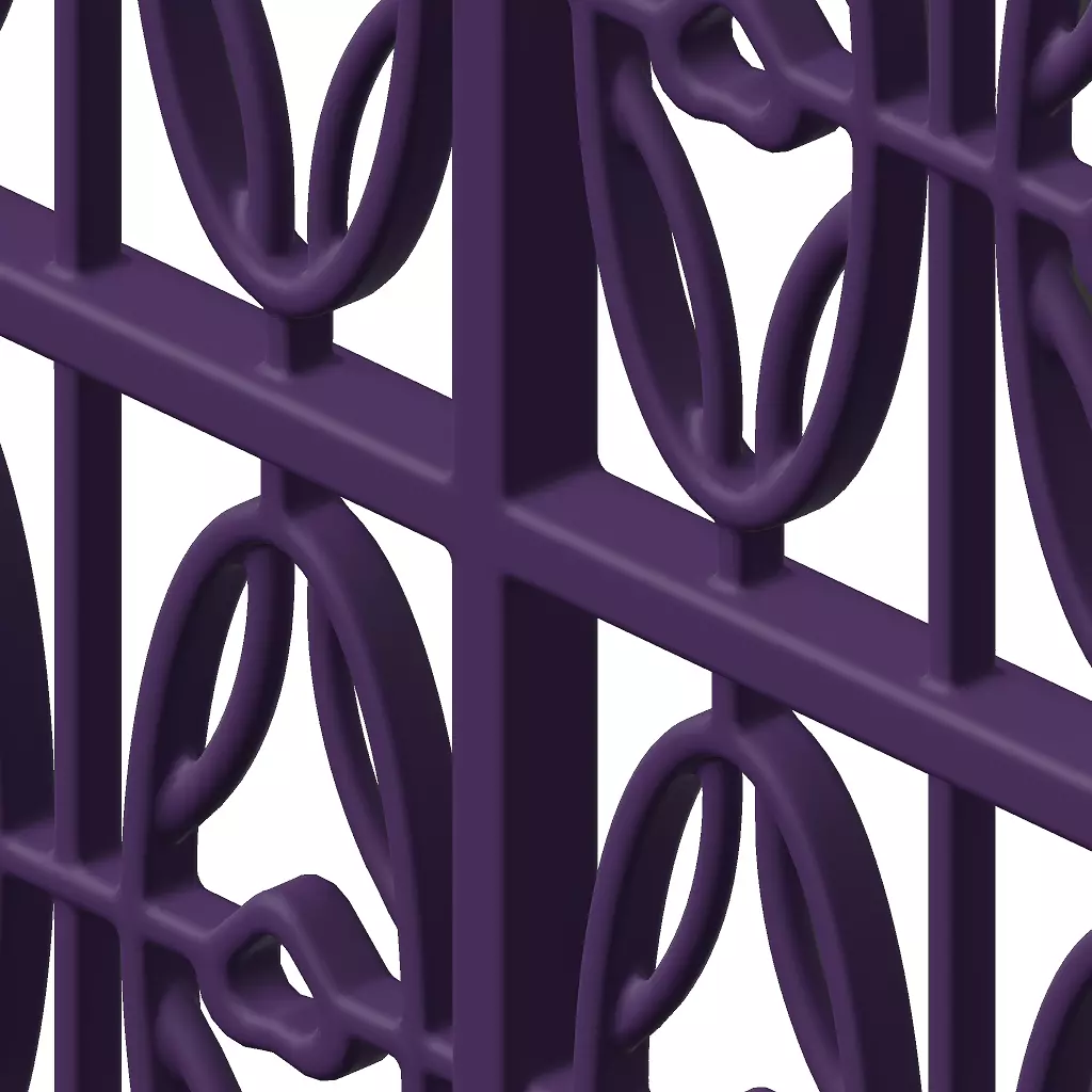 Plastic Exquisite Window Grill Toy 3D model_3