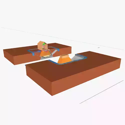 AT solar power tower 1A 3D model