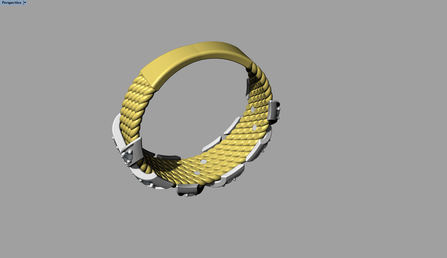 Ring with Filigran 3D print model_11