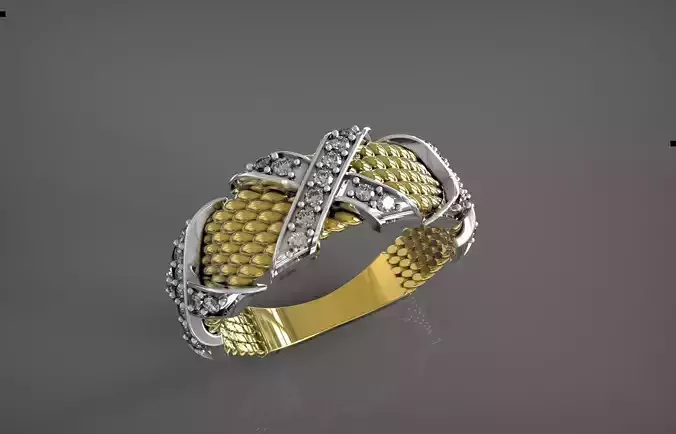 Ring with Filigran