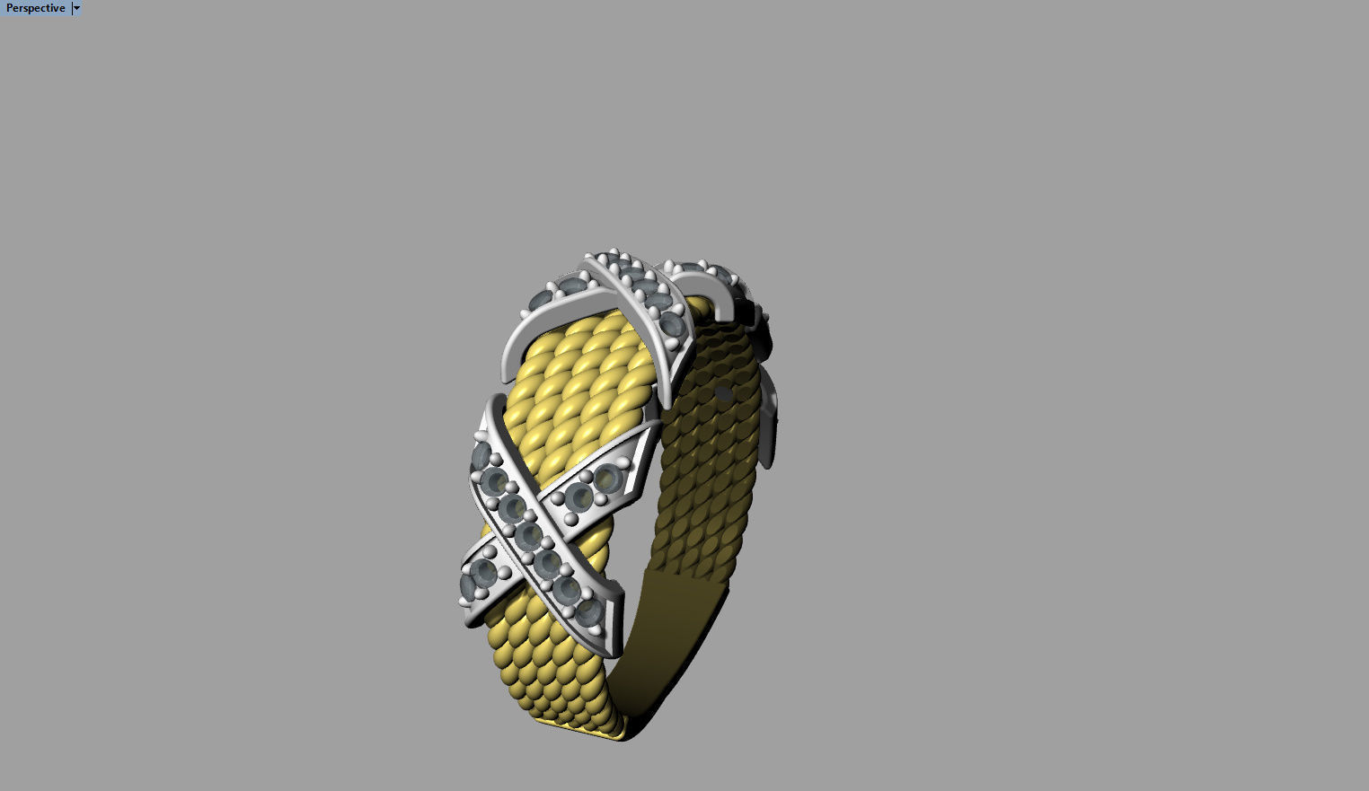 Ring with Filigran 3D print model_9