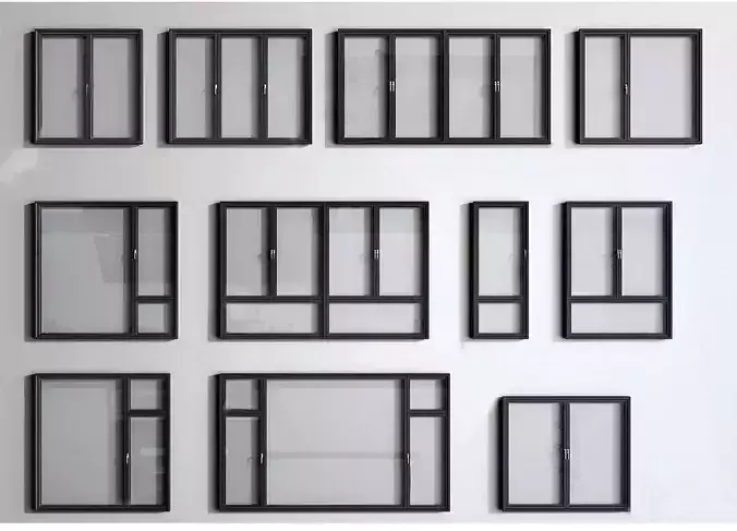 modern windows glass Sliding Architecture