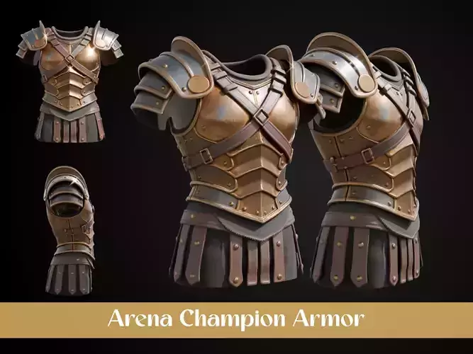 Stylized Gladiator Armor - Arena Champion