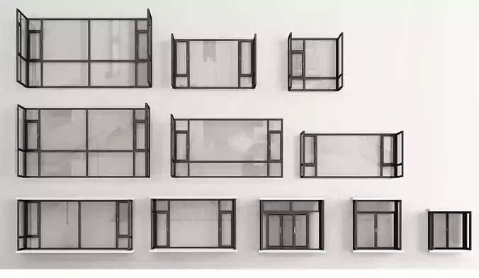 modern windows glass Sliding Architecture