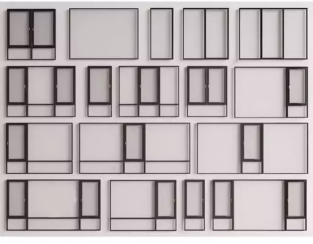 modern windows glass Sliding Architecture