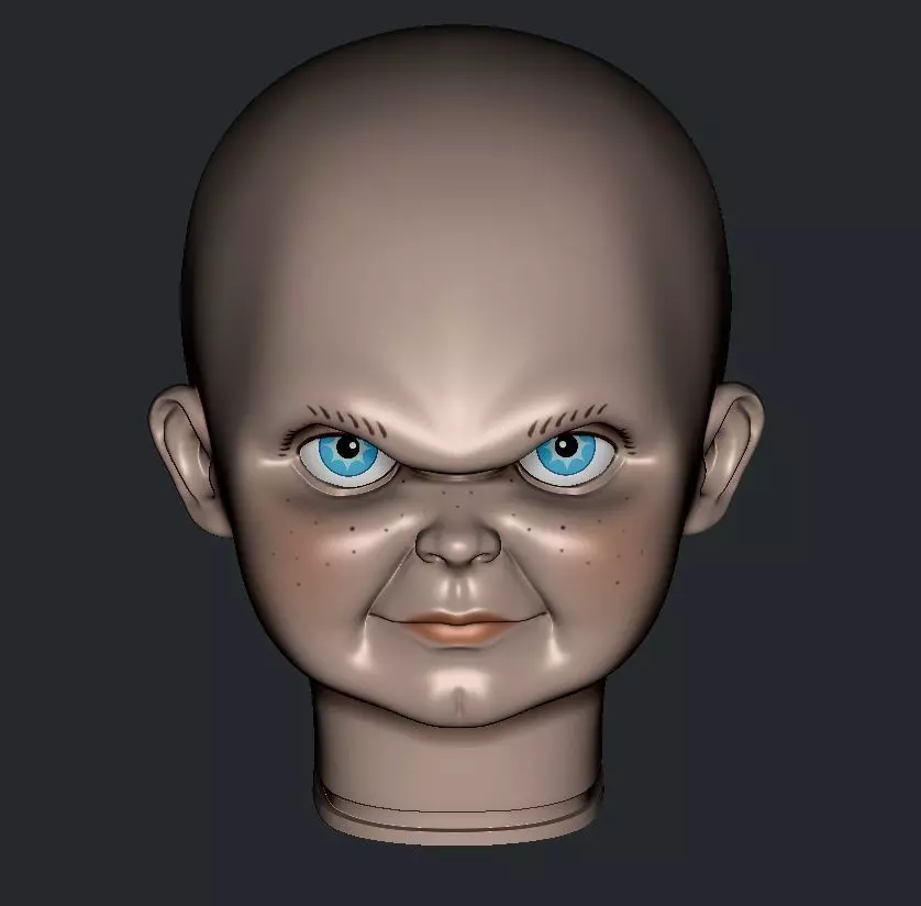 CHUCKY SERIE HEAD 3D print model_0