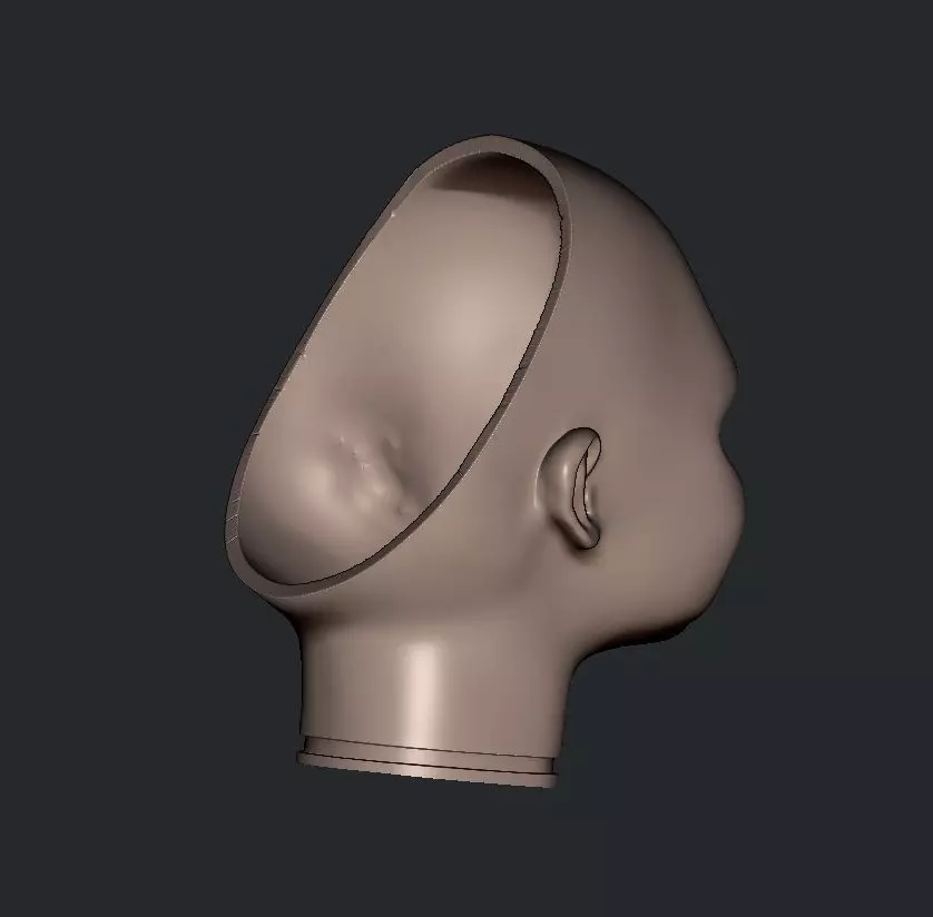 CHUCKY SERIE HEAD 3D print model_3