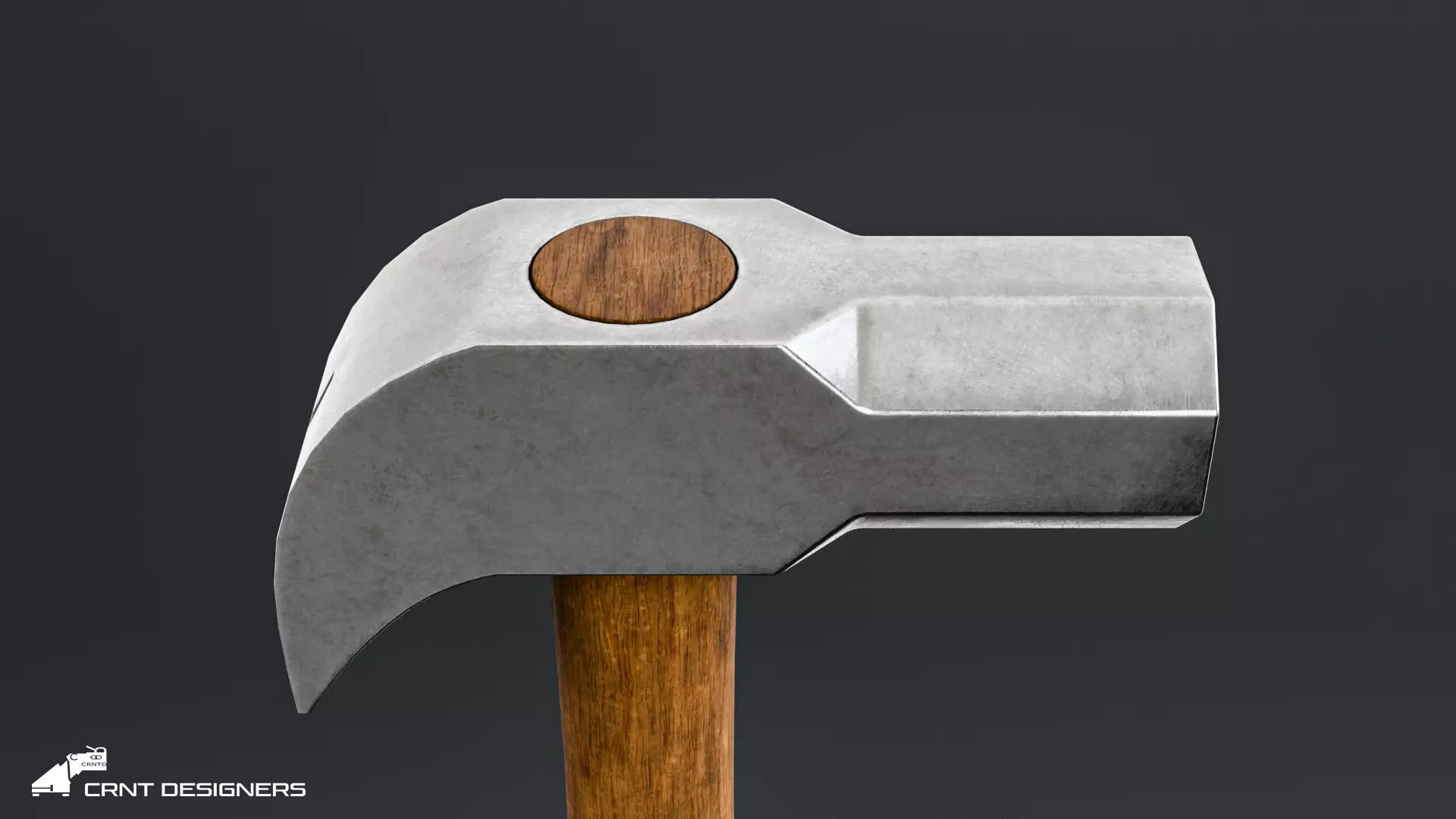 Medieval Blacksmith Hammer Set Low-poly 3D model_18