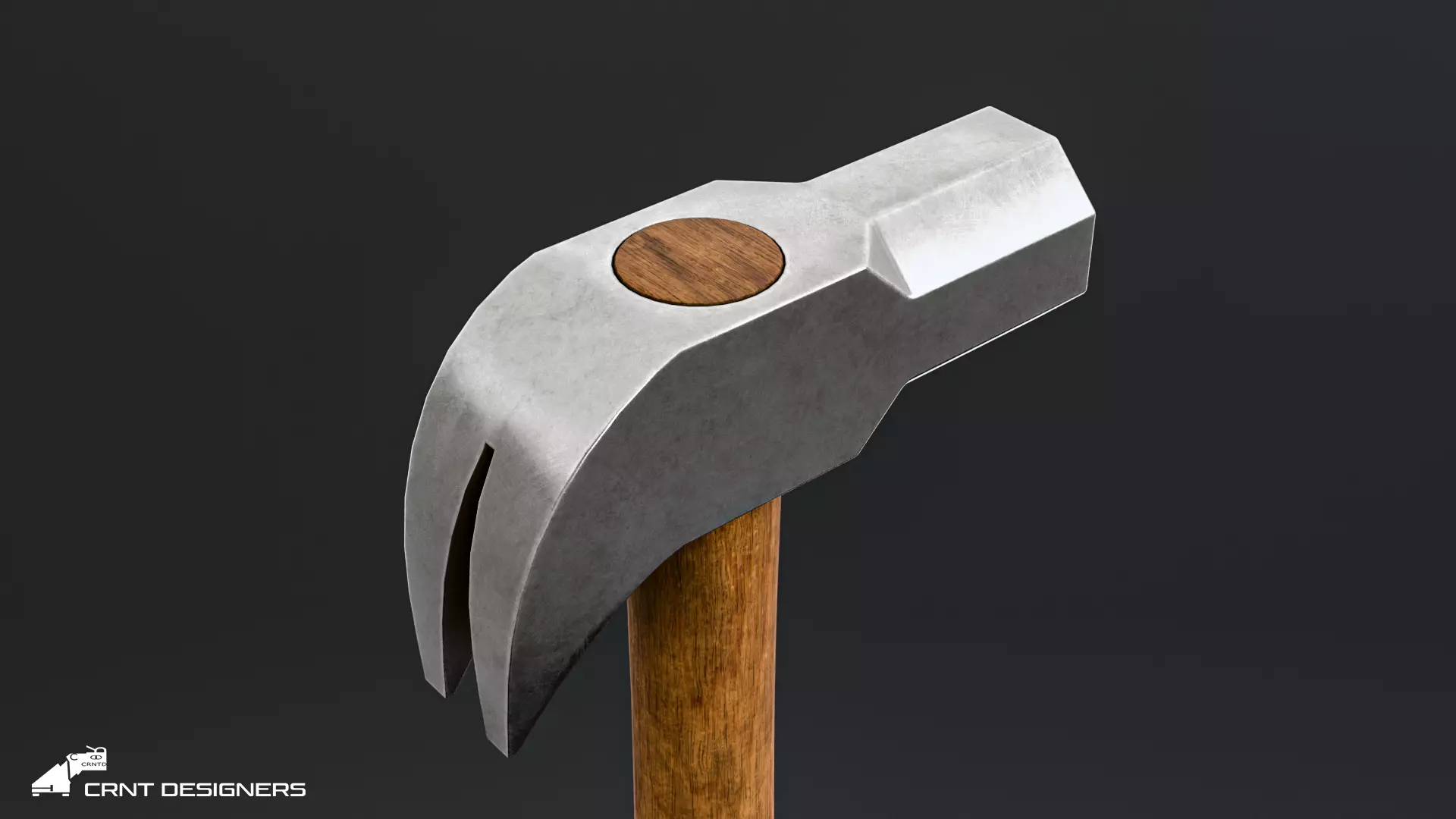 Medieval Blacksmith Hammer Set Low-poly 3D model_21