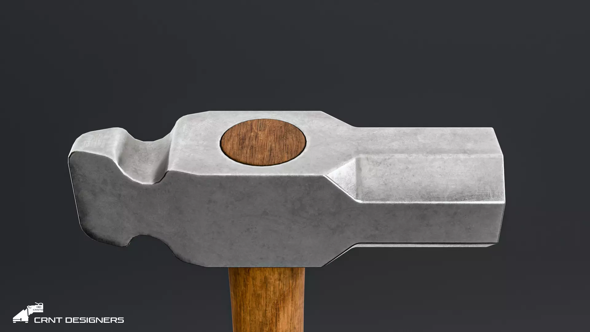 Medieval Blacksmith Hammer Set Low-poly 3D model_11