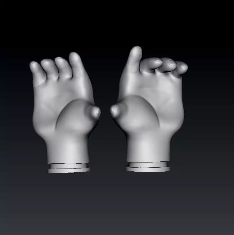 Chucky Good Guys hands 3D print model