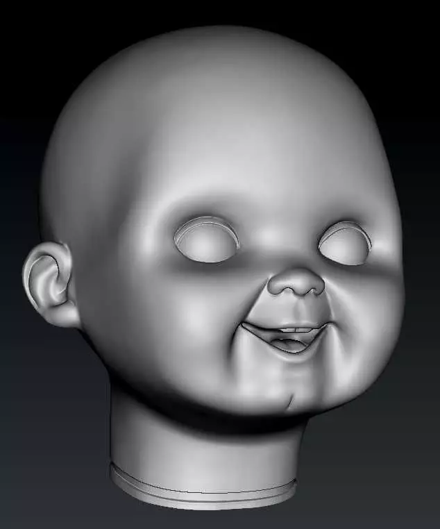 Chucky Good Guy head 3D print model
