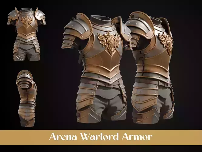 Stylized Gladiator Armor - Arena Warlord