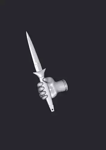 CHUCKY CLOSED HANDS AND KNIFE