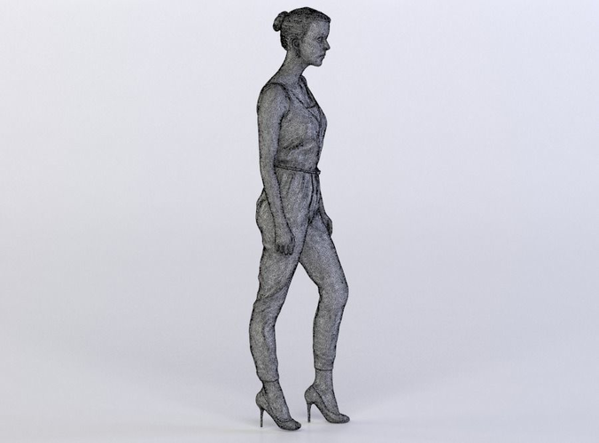 Kati 0509 Woman standing, looking aside