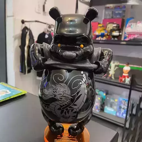 Black Winnie the Pooh Japanese Tattoo Yakuza Pop Culture toy