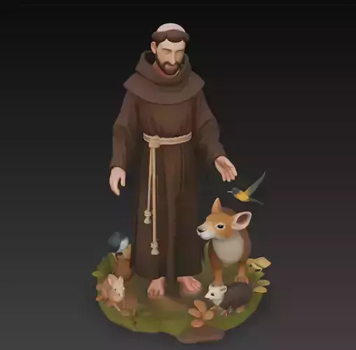 Saint Francis of Assisi - Animal Companion Statue