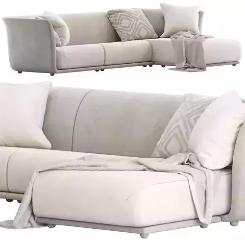 Vondom Suave 3 seater Sofa with Chaise