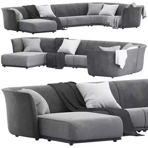 Vondom Suave 5 seater Sofa with Chaise