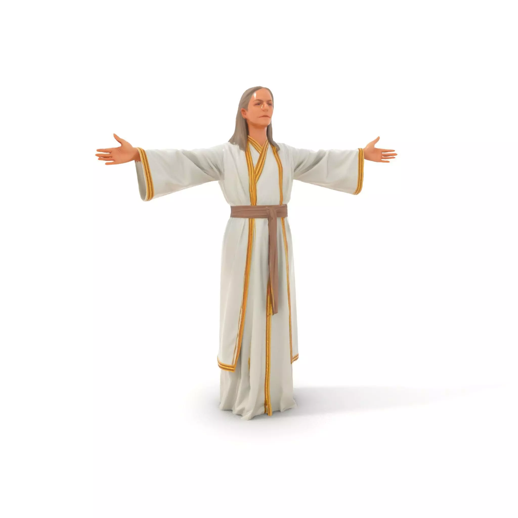 Serene Sage Robe model pack Low-poly 3D model_7