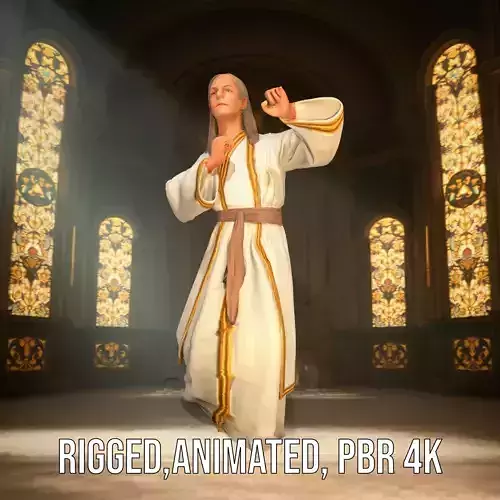 Serene Sage Robe model pack