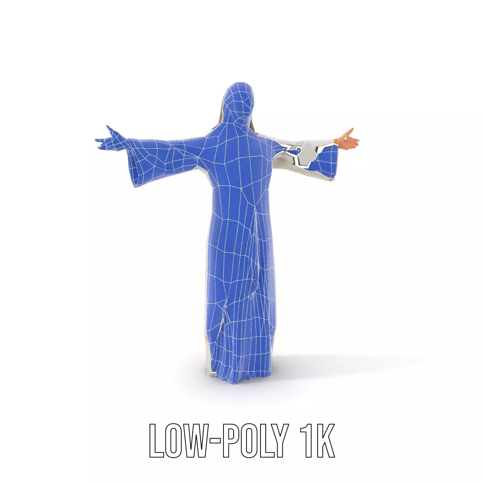 Serene Sage Robe model pack Low-poly 3D model_16