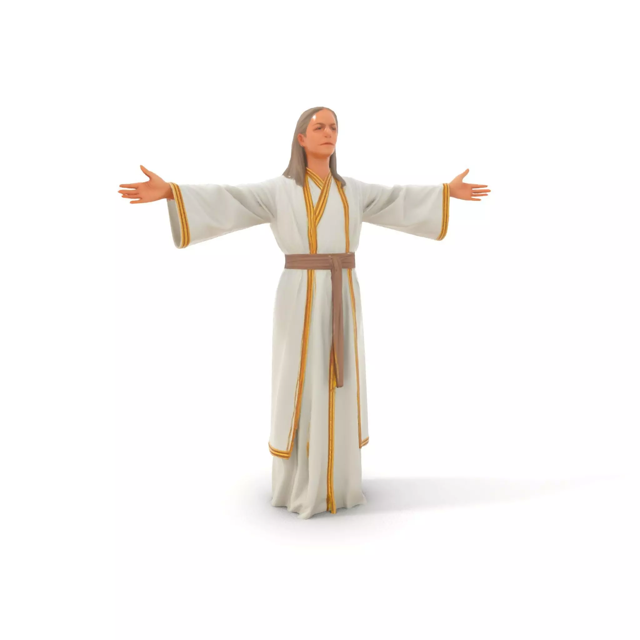 Serene Sage Robe model pack Low-poly 3D model_25