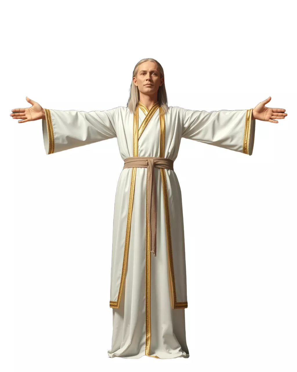 Serene Sage Robe model pack Low-poly 3D model_2