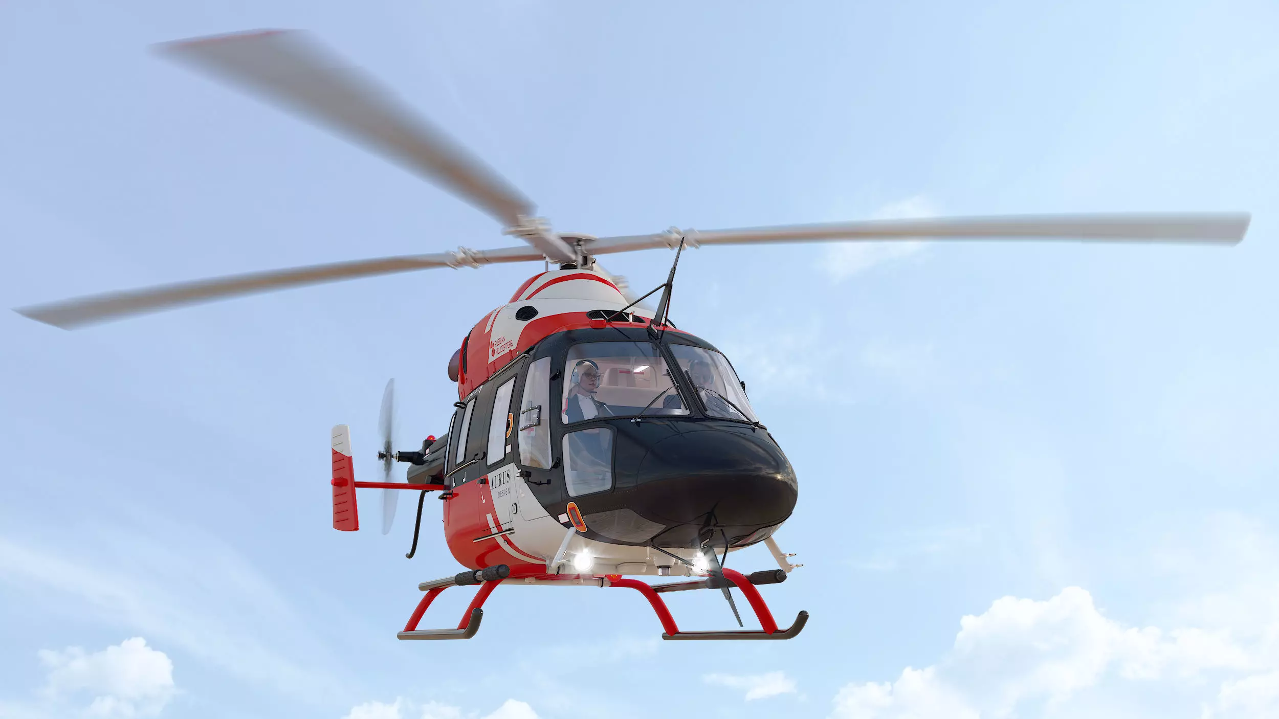 Helicopters Ansat Aurus 3D model 3D model_20