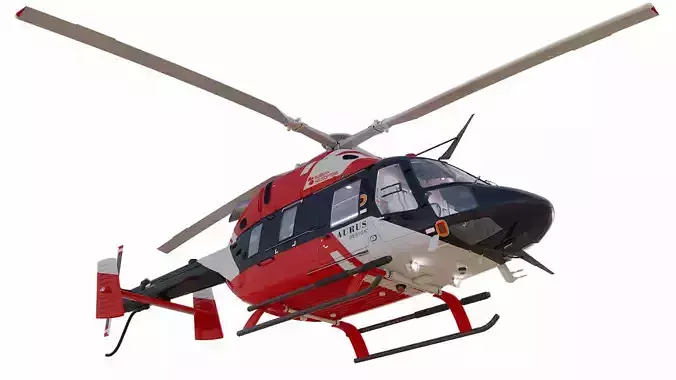 Helicopters Ansat Aurus 3D model
