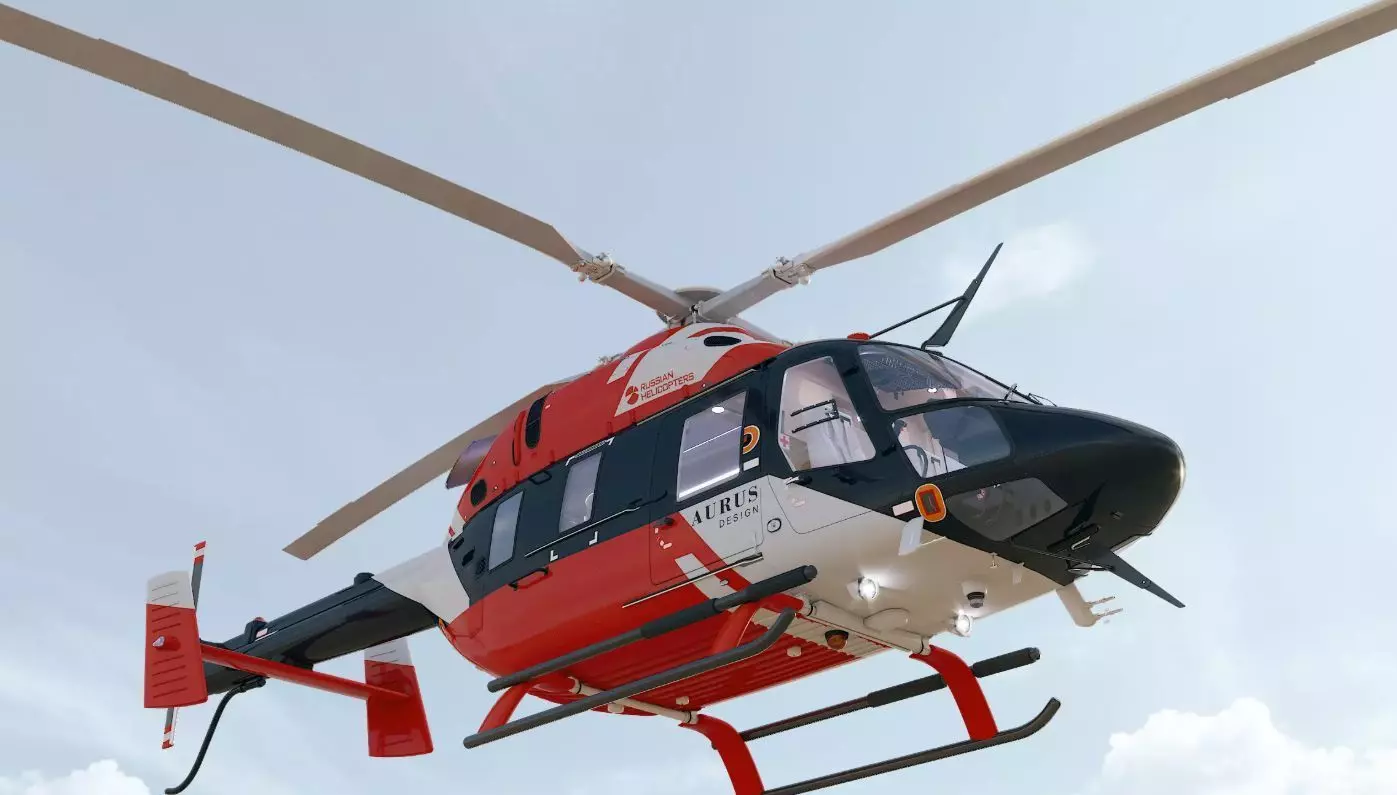 Helicopters Ansat Aurus 3D model 3D model_1