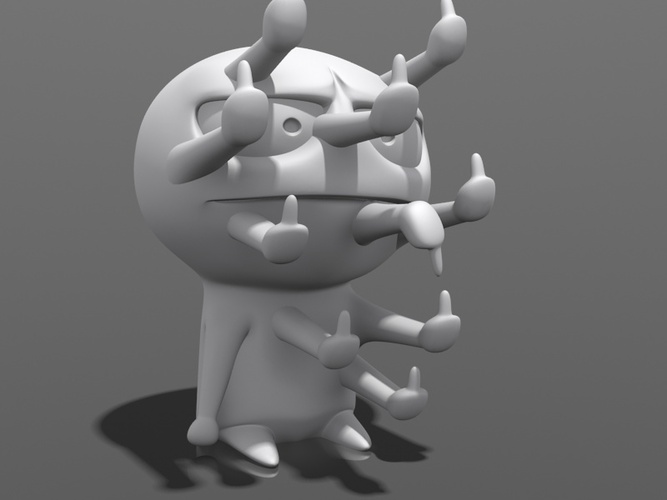 3D Printable - Screw you Final Form 3D print model