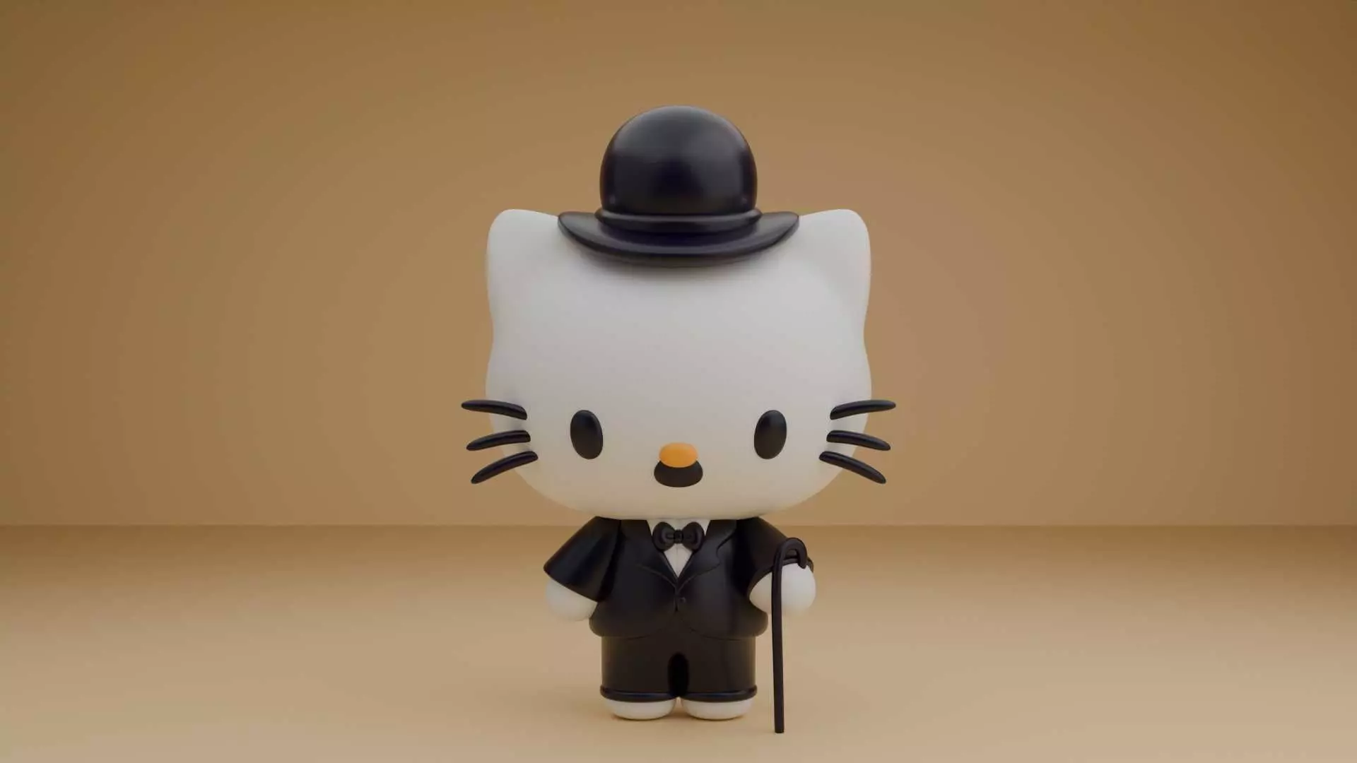 Charlie Chaplin sanrio dear daniel 01 3D print model