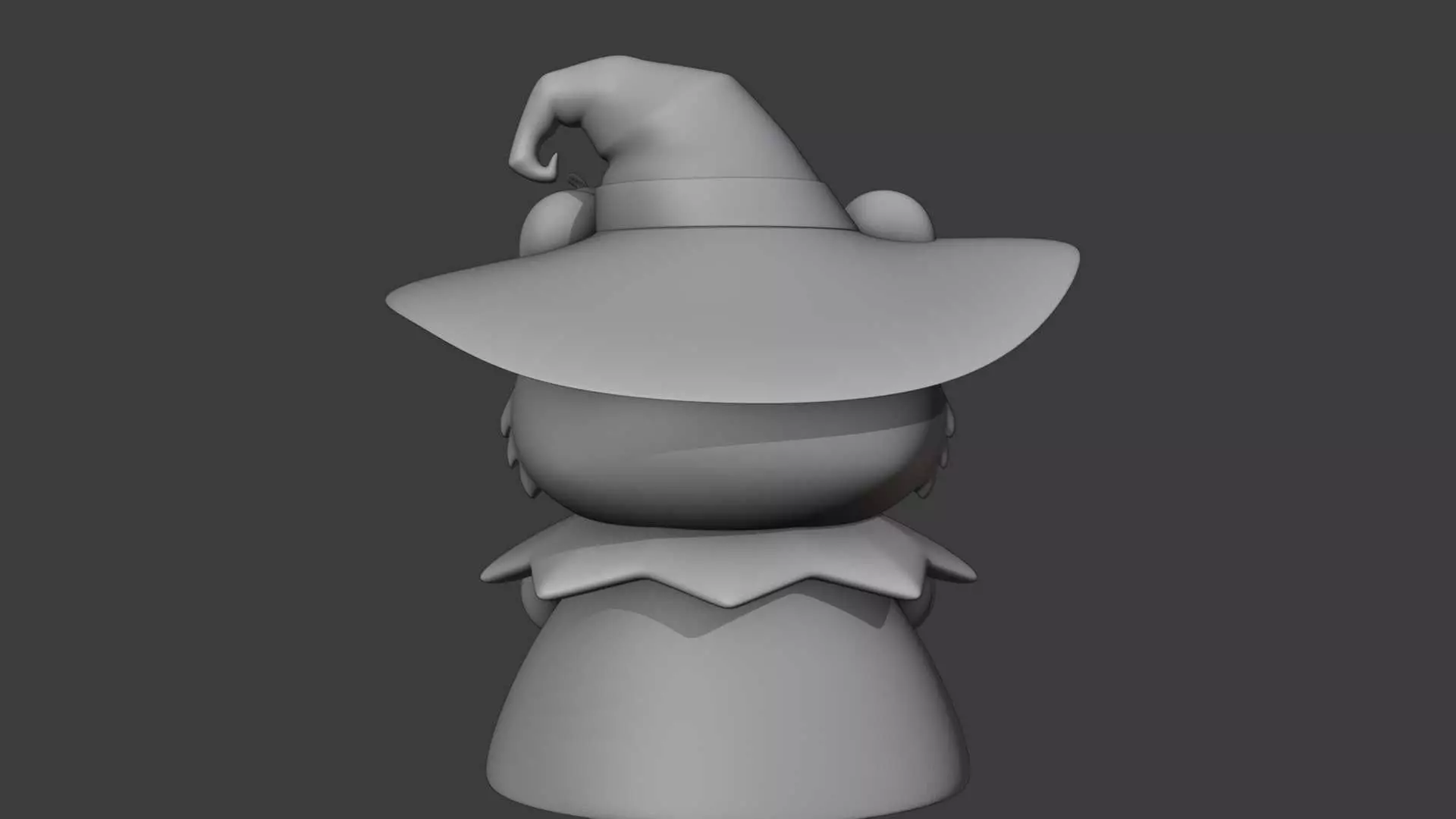 Halloween wizard beaver 03 3D print model_8